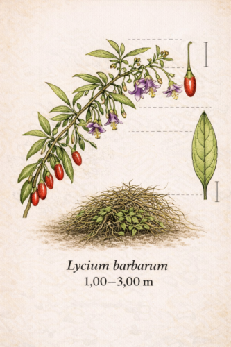 Kustovnica cudzia (Lycium barbarum)